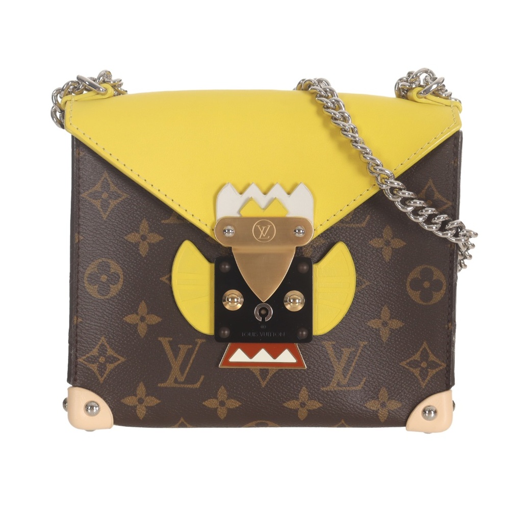 ♥️Small Louis Vuitton Monogram Multicolor Leather Tribal Mask Chain Handbag♥️